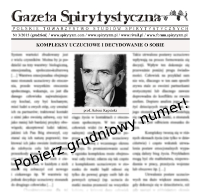 Nowy numer gazety spirytystycznej 12/2015