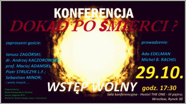 Konferencja „Dokąd po śmierci” Wrocław 29.10.2016
