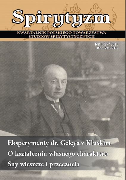 Kwartalnik spirytystyczny 04/2011